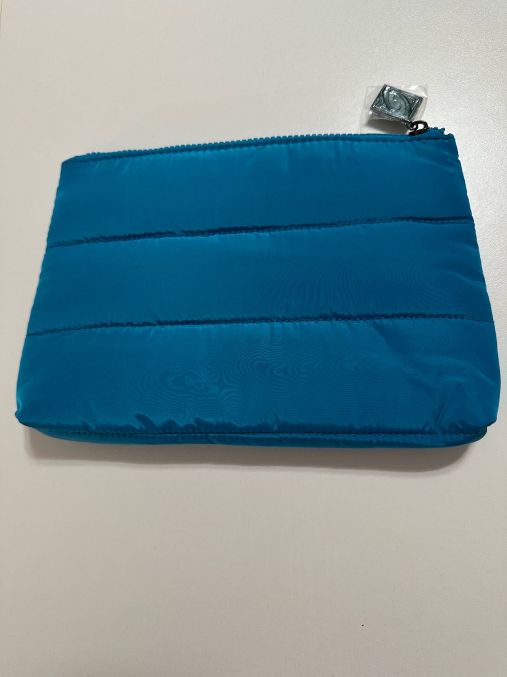 SkinCeuticals Turquoise Quilted Cosmetic Pouch - Picture 5 of 7